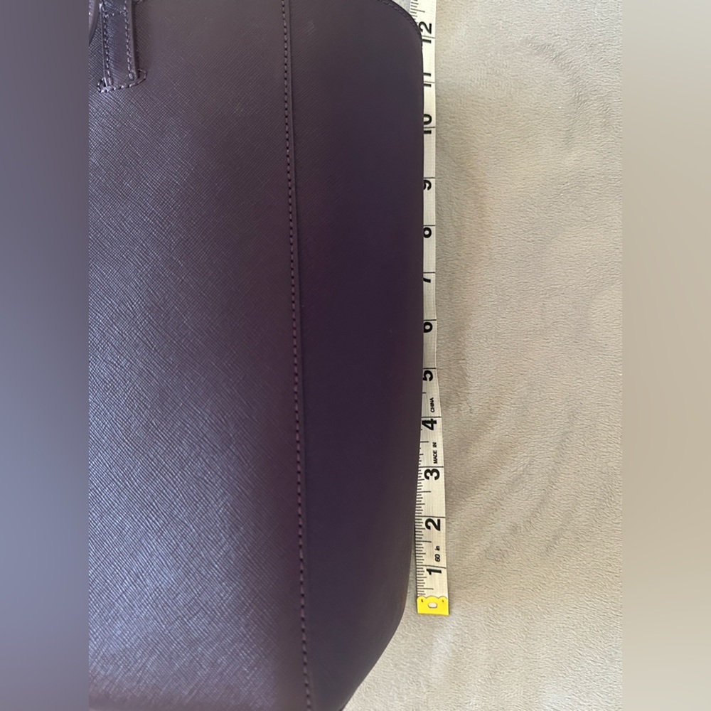 Tory Burch York Buckle Tote in Purple Iris - Picture 15 of 16
